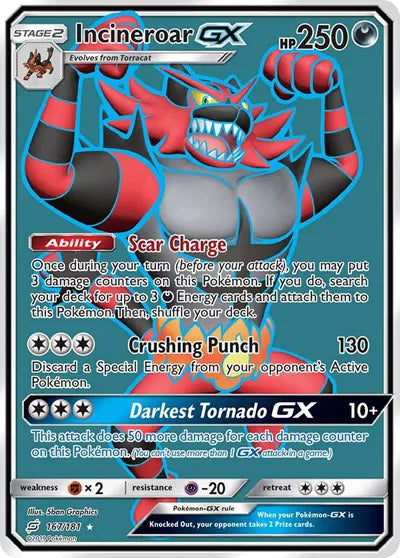 167/181 Incineroar GX - Team Up