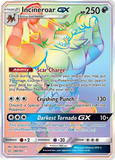 188/181 Incineroar GX - Team Up