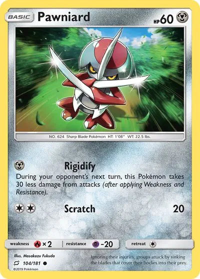 104/181 Pawniard Reverse Holo - Team Up