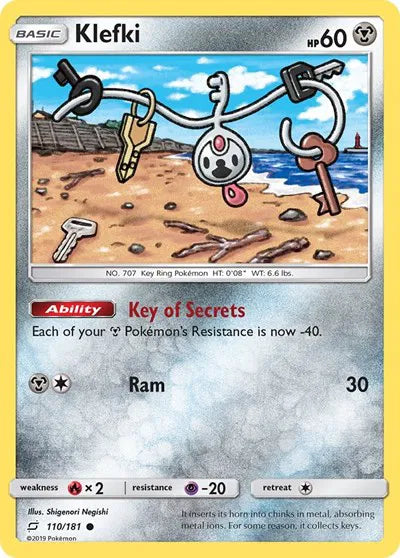 110/181 Klefki Reverse Holo - Team Up - Team Up