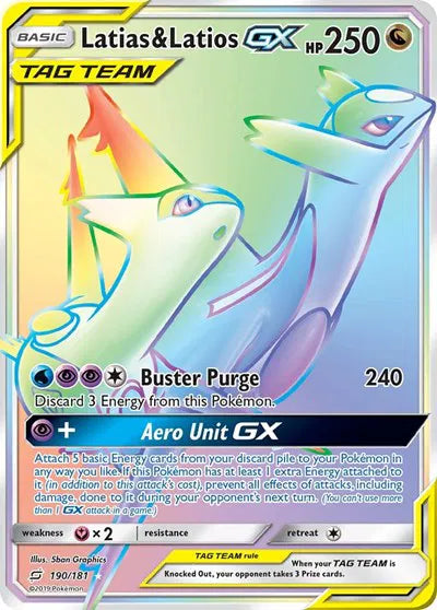 190/181 Latios & Latias GX - Team Up