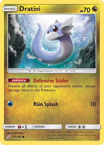 117/181 Dratini Reverse Holo - Team Up