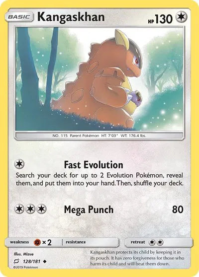 128/181 Kangaskhan Reverse Holo - Team Up