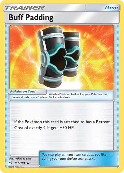 136/181 Buff Padding Reverse Holo - Team Up