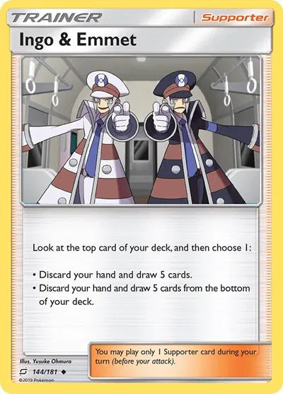 144/181 Ingo & Emmet Reverse Holo - Team Up