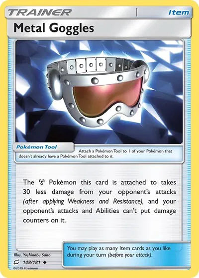 148/181 Metal Goggles Reverse Holo - Team Up