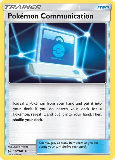 152/181 Pokémon Communication Reverse Holo - Team Up