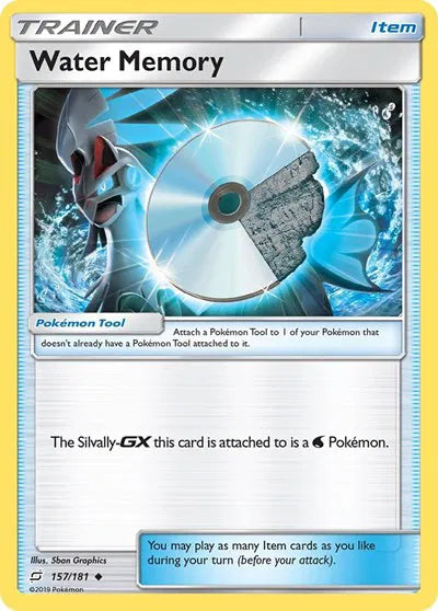 157/181 Water Memory Reverse Holo - Team Up