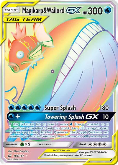 183/181 Magikarp & Wailord GX - Team Up