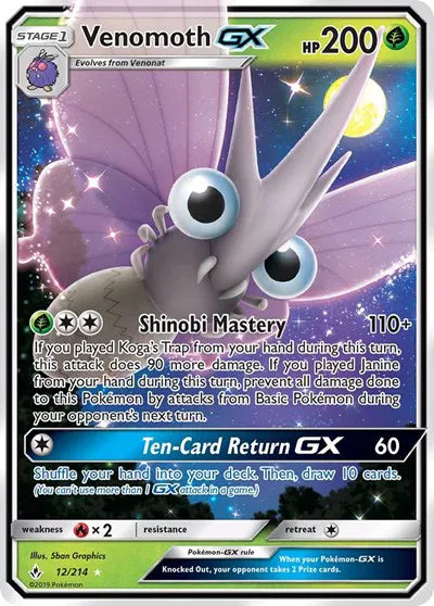 12/214 Venomoth GX