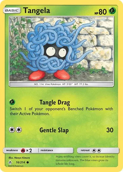16/214 Tangela Reverse Holo
