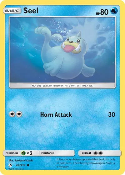 44/214 Seel Reverse Holo - Unbroken Bonds