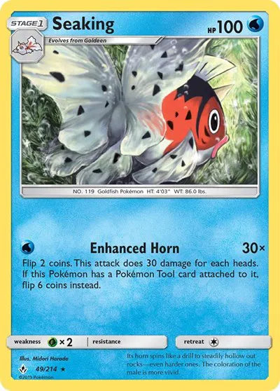 49/214 Seaking Reverse Holo - Unbroken Bonds