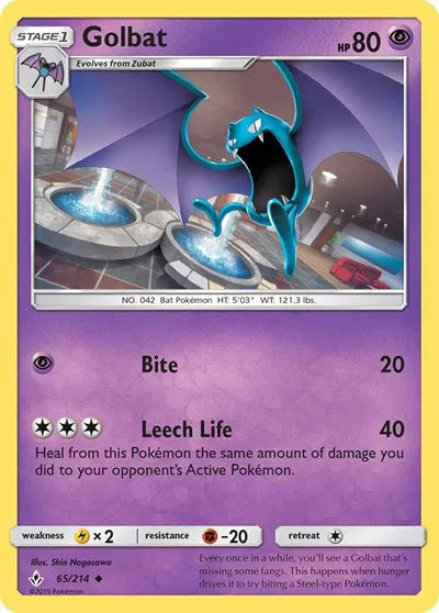 65/214 Golbat Reverse Holo - Unbroken Bonds