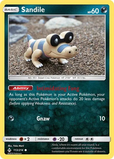 113/214 Sandile Reverse Holo - Unbroken Bonds