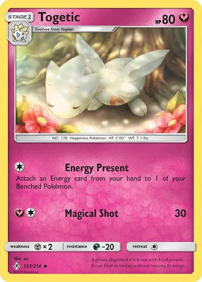 137/214 Togetic Reverse Holo - Unbroken Bonds