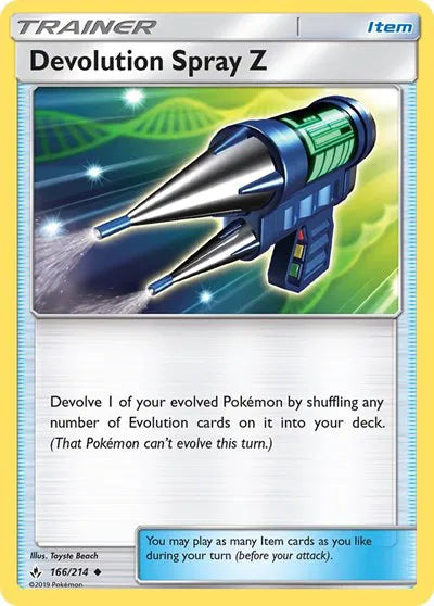 166/214 Devolution Spray Z Reverse Holo - Unbroken Bonds