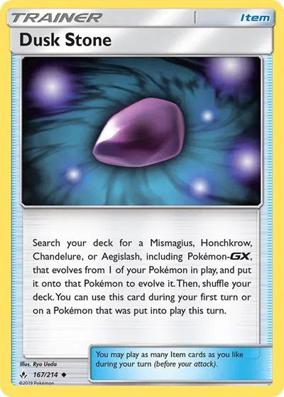 167/214 Dusk Stone Reverse Holo - Unbroken Bonds