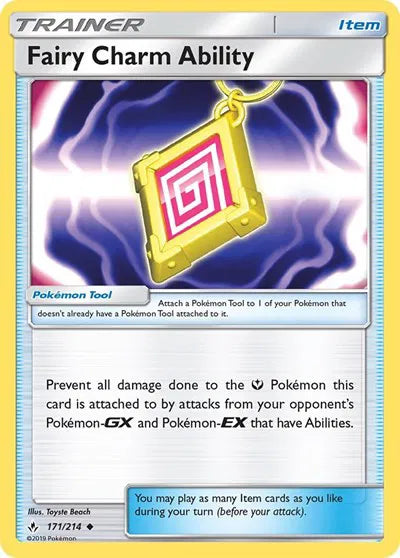 171/214 Fairy Charm Ability Reverse Holo - Unbroken Bonds