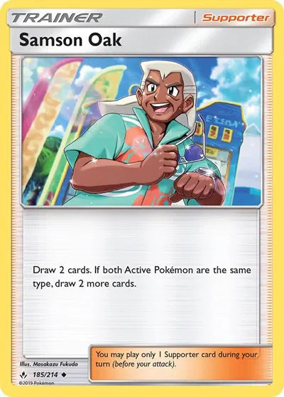 185/214 Samson Oak Reverse Holo - Unbroken Bonds