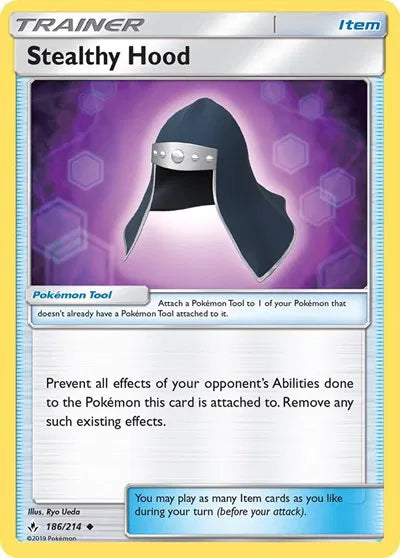 186/214 Strealthy Hood Reverse Holo - Unbroken Bonds