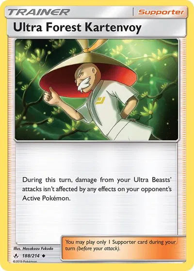 188/214 Ultra Forest Kartenvoy Reverse Holo - Unbroken Bonds