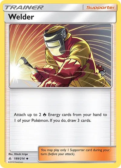 189/214 Welder Reverse Holo - Unbroken Bonds