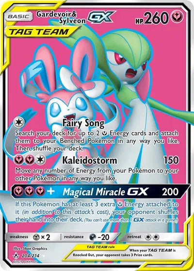 204/214 Gardevoir & Sylveon GX - Unbroken Bonds