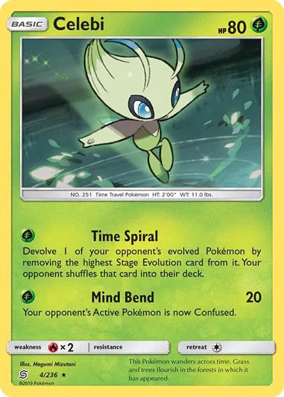 4/236 Celebi Reverse Holo