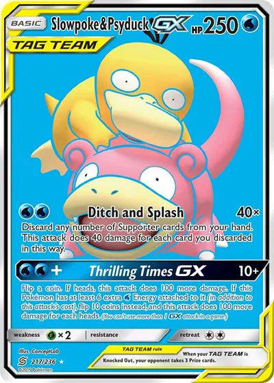 217/236 Slowpoke & Psyduck GX - Unified Minds