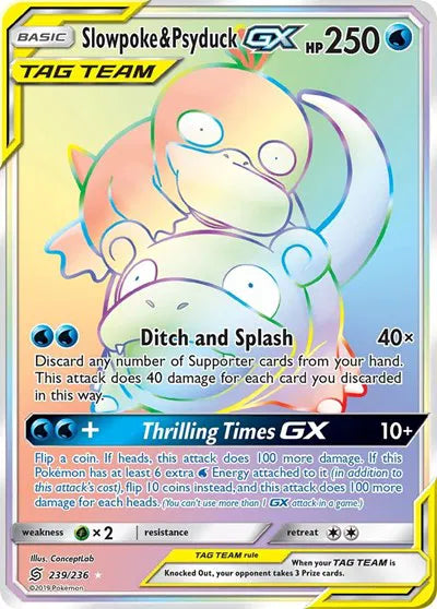239/236 Slowpoke & Psyduck GX - Unified Minds