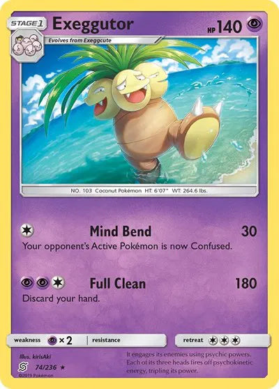 74/236 Exeggutor Reverse Holo - Unified Minds
