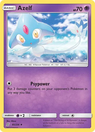 85/236 Azelf Reverse Holo - Unified Minds