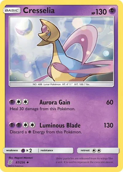 87/236 Cresselia Reverse Holo - Unified Minds