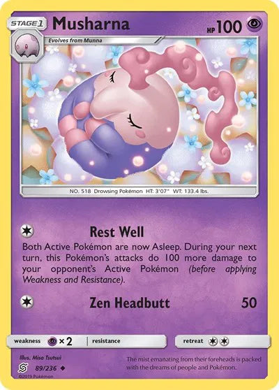 89/236 Musharna Reverse Holo - Unified Minds