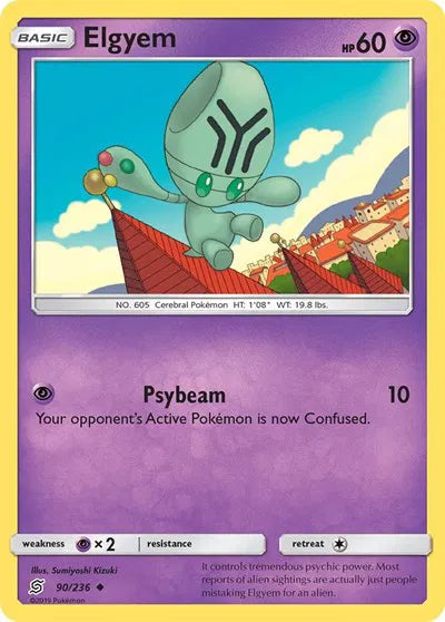 90/236 Elgyem Reverse Holo - Unified Minds