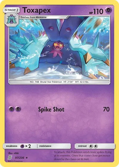 97/236 Toxapex Reverse Holo - Unified Minds