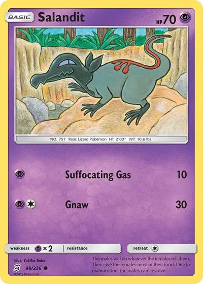 98/236 Salandit Reverse Holo - Unified Minds
