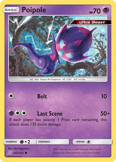 102/236 Poipole Reverse Holo - Unified Minds