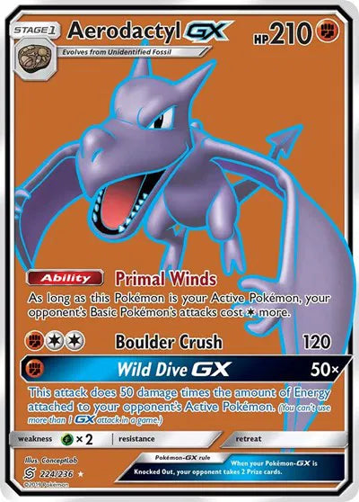 224/236 Aerodactyl GX - Unified Minds
