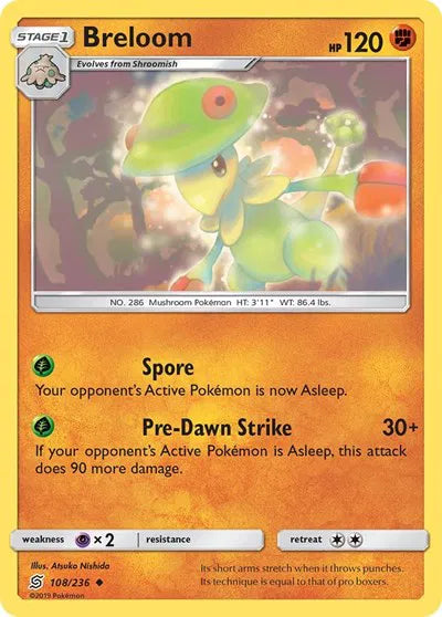 108/236 Breloom Reverse Holo - Unified Minds