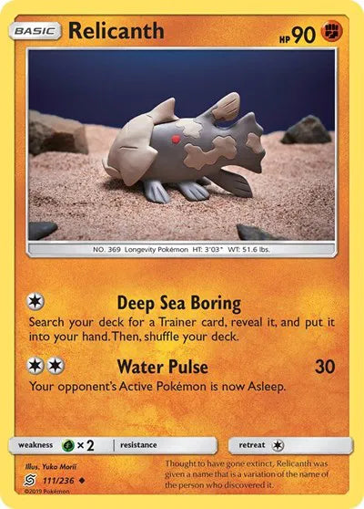 111/236 Relicanth Reverse Holo - Unified Minds
