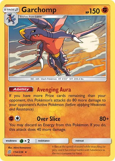 114/236 Garchomp Holofoil - Unified Minds