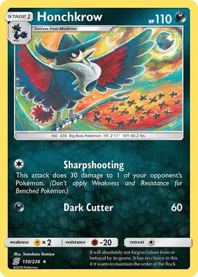 130/236 Honchkrow Reverse Holo - Unified Minds