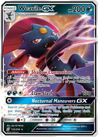 132/236 Weavile GX - Unified Minds