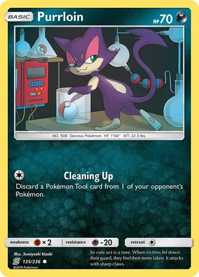 135/236 Purrloin Reverse Holo - Unified Minds