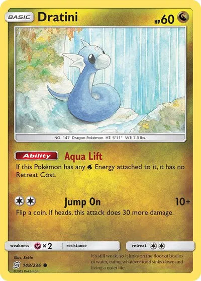 148/236 Dratini Reverse Holo - Unified Minds