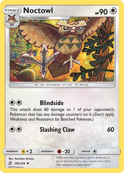 166/236 Noctowl Reverse Holo - Unified Minds