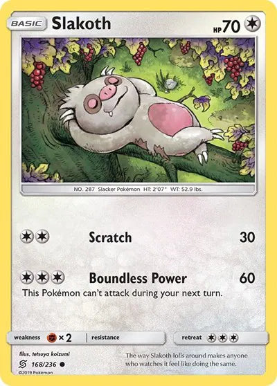 168/236 Slakoth Reverse Holo - Unified Minds