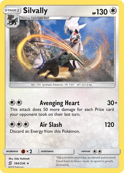 184/236 Silvally Reverse Holo - Unified Minds